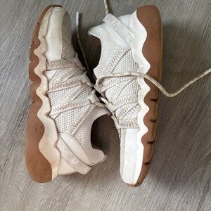 Madewell Field Knit Cream Sneakers sz 7